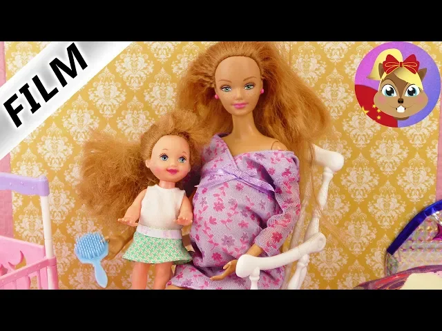 芭比娃娃 barbie要当妈妈了 是女儿还是儿子呢 好开心呀~